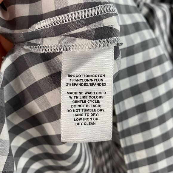 Lafayette 148 New York Mariel Gingham Tunic - Picture 6 of 9